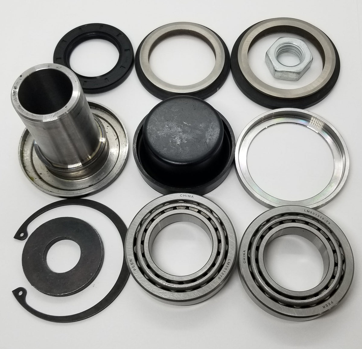 10 Middle Bogie Wheel Bearing Repair Kit Fits Asv Vt70 Rubber Tracks