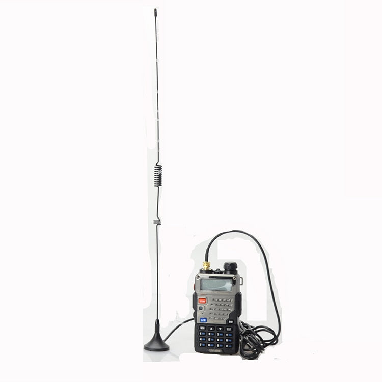 UT-106UV SMA-Antena de radio móvil magnética para coche de doble banda  macho Compatible con radios Yaesu Baofeng Inevent TX1055-00