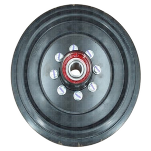 One 14" Rubber Front Idler Wheel w/ Hub Fits CAT 257D 389-7587 3897587