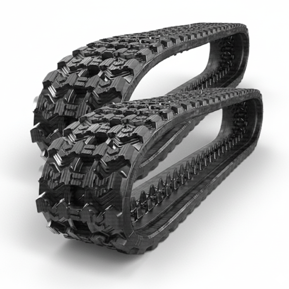 2 Rubber Tracks Fits Kubota SVL75 SVL75-3 320X86X52 Zig Zag Tread
