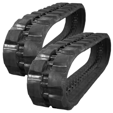 2 Rubber Tracks Fits John Deere 317G 320X86X50 Block Tread 13