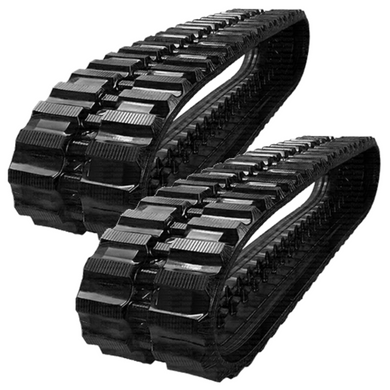 2 Rubber Tracks Fits Gehl CTL80 CTL85 450X100X50 Straight Bar Tread 18