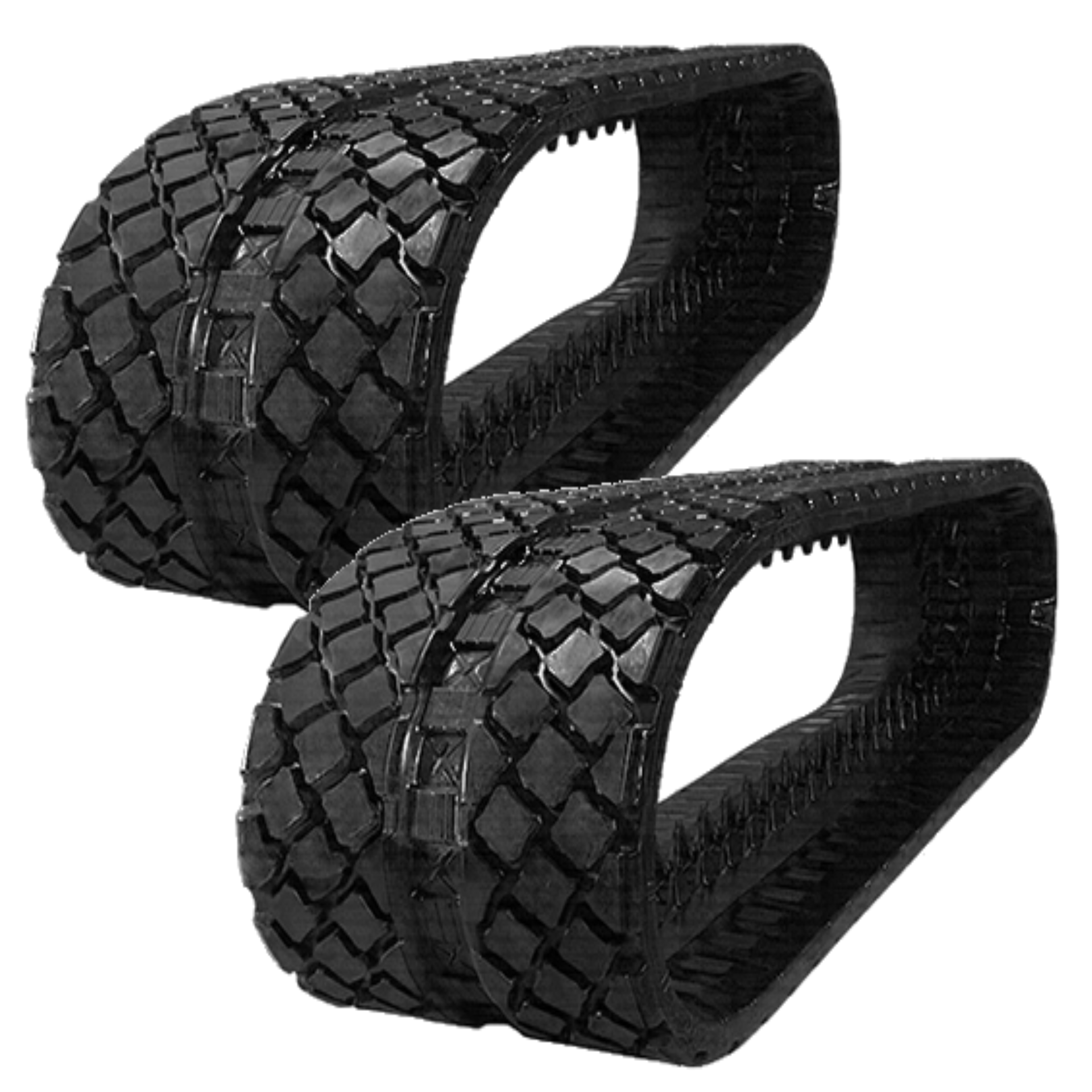 2 Rubber Tracks Fits JCB T180 450X86X52 18