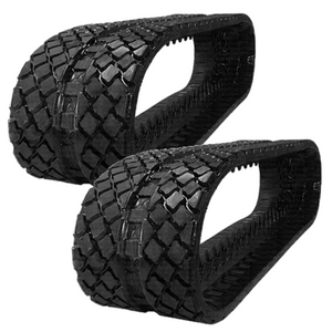 2 Rubber Tracks Fits Case 1845C 4640 400X86X52 16" Wide Turf Tread