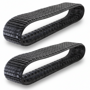 2 Rubber Tracks Fits CAT 267 267B 277 277B 18X4X56 18" Wide Straight Bar Tread