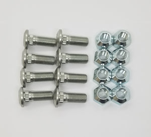 Set of 8 Lug Studs with Nuts Fits CAT 242D 1595772 1427493