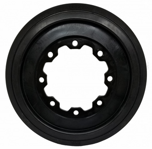 One 14" DuroForce Rubber Front Idler Wheel Fits CAT 257D 278-1301 RW6