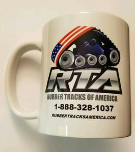 Rubber Tracks of America Brand Coffee Mug Cup Tea