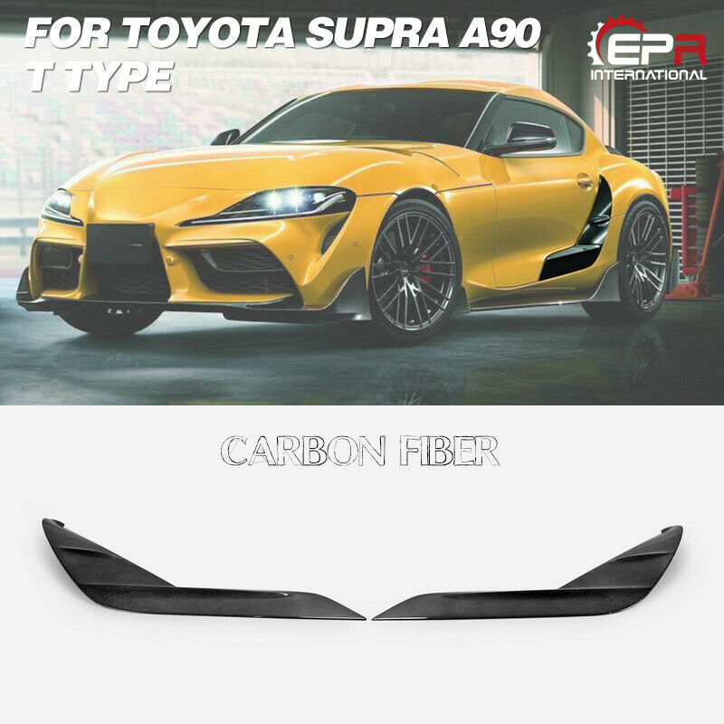 TRD Style Carbon Fiber Door Garnish Kit For Toyota 2020 Supra A90 T Type L & R