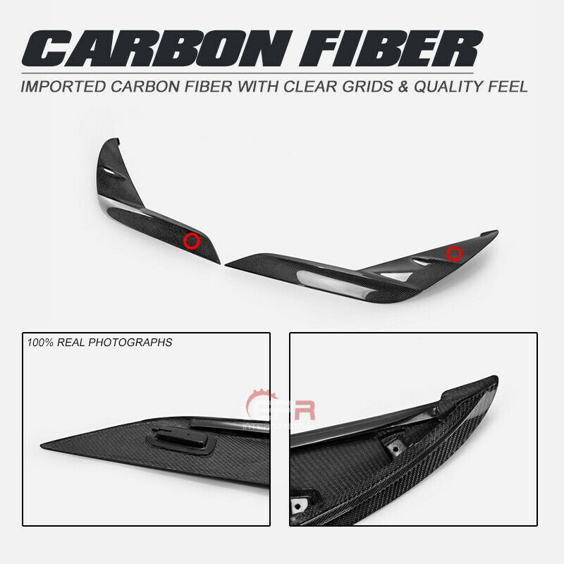 TRD Style Carbon Fiber Door Garnish Kit For Toyota 2020 Supra A90 T Ty ...