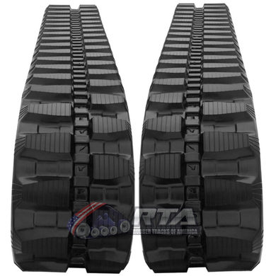 2 Rubber Tracks - Yanmar VIO35-2 VIO35 B27-2B 300X55.5X82