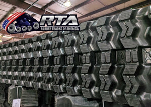 2 Rubber Tracks Fits CAT 259B3 400X86X53 16" Wide Zig Zag Tread