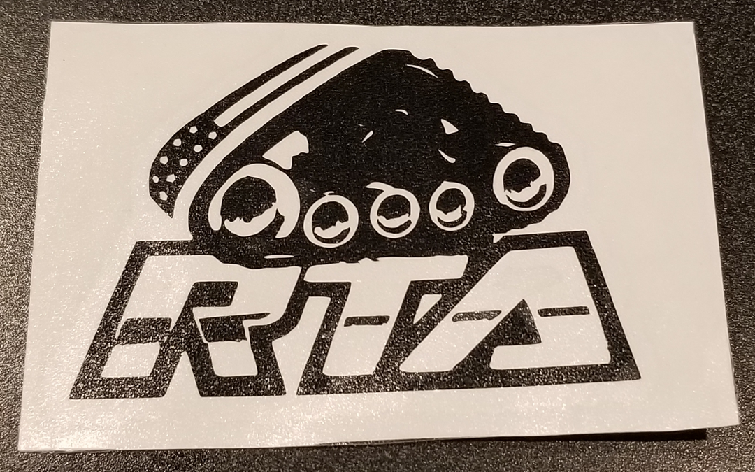 Rubber Tracks of America Brand Machine Decal Sticker