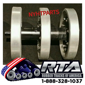 14" Idler Group with DuroForce Alloy Wheels Fits ASV HD4500 HD4520 DX4530