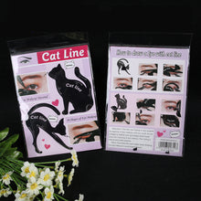 2Pcs Women Cat Line Pro Eye Makeup Tool Eyeliner Stencils Template Shaper Model