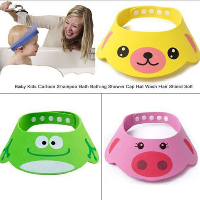 Adjustable Baby Child Kids Shampoo Bath Shower Cap Hat Wash