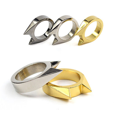 3pcs Ring broken windows Alloy Defensive Ring