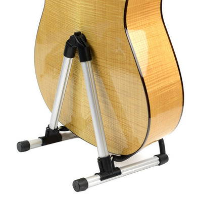 TSAI Foldable A-Frame Electric Guitar Floor Stand Holder Acoustic Electric Bass