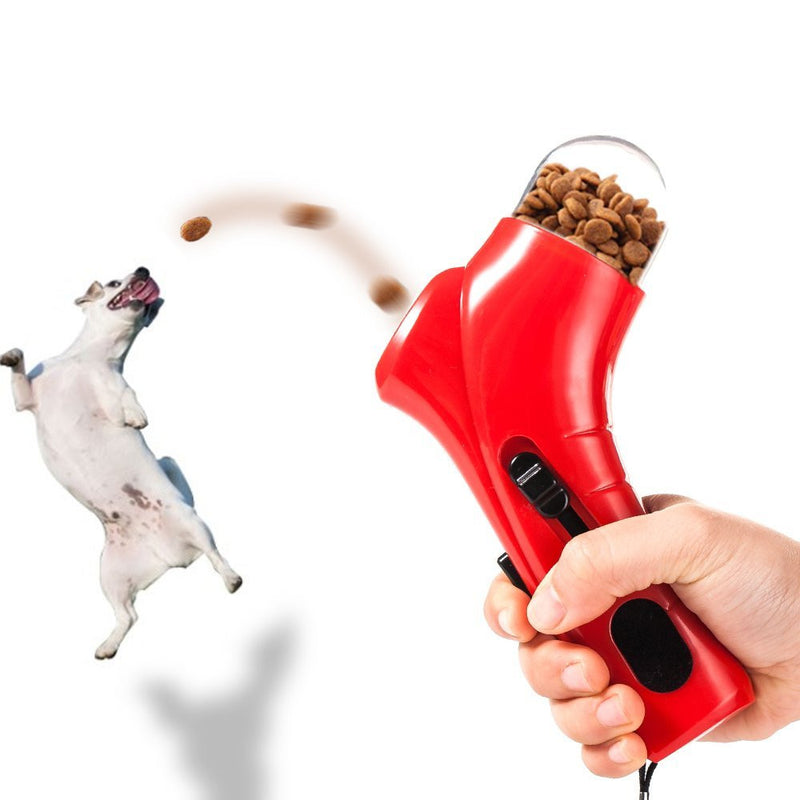 Pet Treat Launcher Training dog food catapult auto pets food