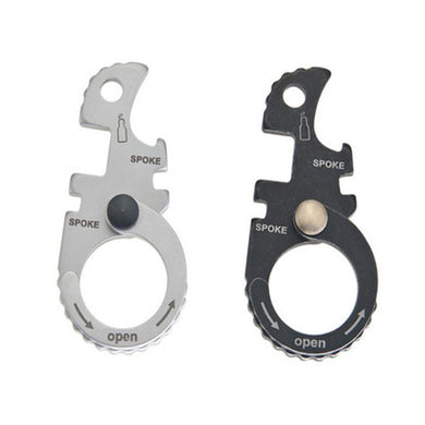 Creative Gift Keychain Multifunctional Survival Tool Card Outdoor EDC Bottle Opener Spoke Wrench Phone Holder Multi-tool Cards