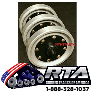14" Idler Group with DuroForce Alloy Wheels Fits ASV HD4500 HD4520 DX4530