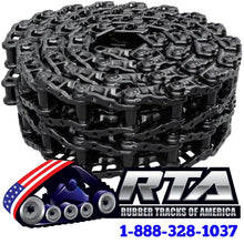 Two 52 Link Greased Track Chains Fits CAT 345B Excavator