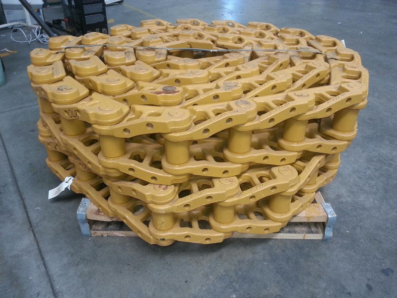 Two 47 Link Sealed & Lubricated Track Chains - Fits CAT D9L Dozer CR64 ...