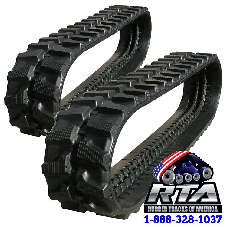 2 Rubber Tracks Fits John Deere 27C Mini Excavator 300X52.5X78 Free Shipping
