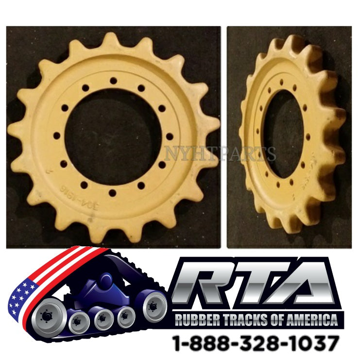 One Sprocket 12 Bolt Hole Fits - CAT 299C 299D 299D2-XHP 299D2 Free Shipping