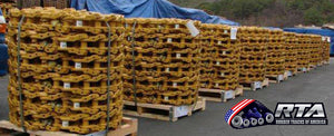 Two 37 Link Sealed & Lubricated Track Chains ( 9/16" ) Fits John Deere 450C Dozer Free Shipping